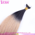 Haute qualité ombre bande remy cheveux Extensions 100 % cheveux européens tape extensions de cheveux